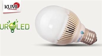 Экономичные LED лампочки с обычным цоколем E27 5W от EUROLED. Экономь до 85% электроенергии! -44%