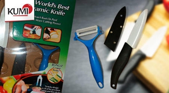 Керамический нож + овощечистка “The best ceramic knife” -50%