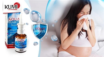 Аэрозоль для носа Aqua Maris® Strong из воды Адриатического моря от Herbals.lv. Гипертонический раствор! -65%