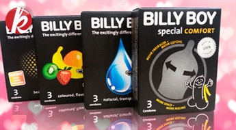"BILLY BOY" prezervatīvu 4 iepakojumu komplekts. Vācu kvalitāte! -50%