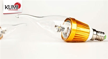 Элегантные LED лампочки для люстры E14 3W от извесного в Европе бренда VISIONAL. Экономь до 85% электроенергии! -54%
