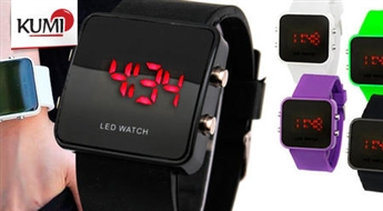 Стильные зеркальные часы Led Watch -51%