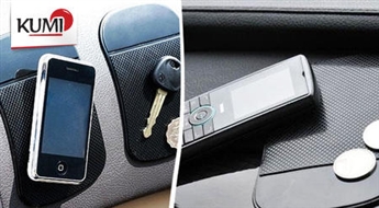 Lipīgais neslīdošais paklājiņš ANTI-SLIP lieliski noturēs Jūsu mobilo tālruni, brilles, atslēgas, MP3 utt. -72%