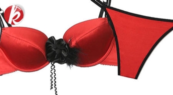 Ļoti pavedinoša un eleganta sieviešu veļa Bombino Red no "Miss Lolita" -58%