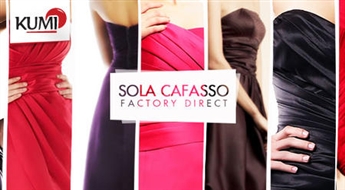 Кокетное коктейльное платье для вашего рождественского бала от SOLA CAFASSO FACTORY DIRECT -50%