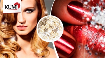 Праздничная укладка с декоративными шпильками на выбор + маникюр с Harmony Gelish: Будь неотразима на праздниках! -43%!