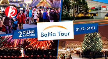 Baltia Tour (31.12.-01.01.): Новый год и праздничный базарчик в Таллине. Гарантированный тур! -49%