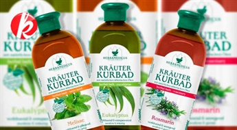 Травяные бальзамы-пенки для ванны "HERBAMEDICUS" (500 мл) с натуральным экстрактом  Лаванды, Мелиссы, Эвкалипта или Розмарина -46%