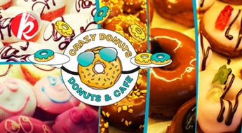 Gardi virtuļi košā glazūrā (4 vai 6 gab.) no Crazy Donuts Rīgas centrā -41%
