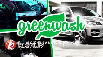 Automazgātava  ar rokām + salona tīrīšana  no "GreenWash". Inovatīvus risinājumus Jūsu automašīnas kopšanai