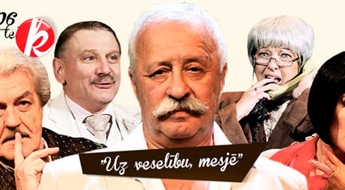 (papildinātas biļetes) 10. jūnijā Dailes Teātrī: Komēdija "Uz veselību, mesjē". Teātra sezonas galvenā pirmizrāde! -40%