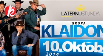 10 октября в концертном баре "LATERNU STUNDĀ" группа "KLAIDONIS". Твой лучший отдых! - 30%