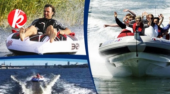 Водная или экстремальная прогулка на лодке "RIB RUN" по Даугаве с возможностью посетить Рижский залив! -50%