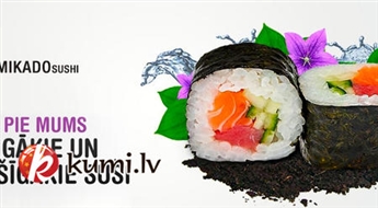 MIKADO Sushi: "Mulina set" (48 gab.), "Musashi set" (16 gab.)