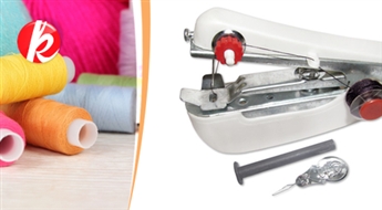 Ceļojumu mini šujmašīna - vienmēr ir pie rokas īstajā brīdī! -50%