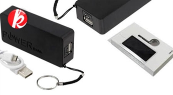 Компактный внешний аккумулятор для мобильных устройств PowerBank 6200mAh (USB и Micro USB вход) -44%