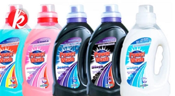 Гель для стирки белья (цветного, белого, черного и универсальный) Power Wash (4 l). Немецкое качество! -39%