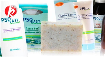 Лечебная косметика "PsoEasy" от псориаза, перхоти, сухости и воспалений кожи: лечебный шампунь, лечебное ночное масло, гипоаллергенное мыло, лечебный крем -58%