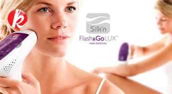 Фотоэпилятор Silk'n Flash&Go LUX ™ + бесплатная доставка: Фотоэпиляция дома стала еще выгодней и удобнее! -24%