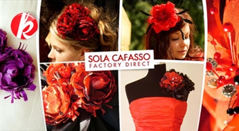 Заколка или аксессуар с цветочным мотивом для Рождественского бала от SOLA CAFASSO FACTORY DIRECT -43%