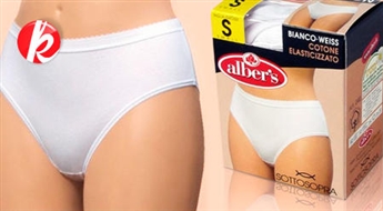 Удобные хлопковые женские трусики Alber's. Качество и стиль из Италии -52%