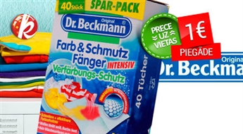 Vienreizējās salvetes Dr. Beckmann krāsas un dubļu uzņemšanai. (40 gab.) - praktisks un efektīvs! -29%