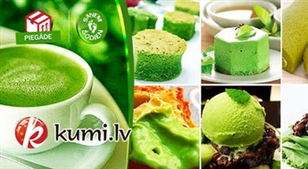 Pulvera zaļā tēja Matcha ar plašu noderīgu īpašību un pielietošanas spektru: notievēšanai, kulinārijai un kosmetoloģijai