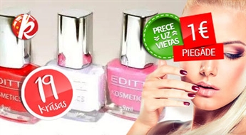 Яркие лаки для ногтей EDITT Kosmetics -60%