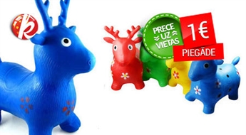 Uzpūšamais gumiju briedis - ieprieciniet savējos bērnus! -65%