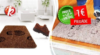 Супервпитывающий, волшебный коврик "Clean Step mat" для прихожей. Вся грязь и пыль останутся на нем! -45%