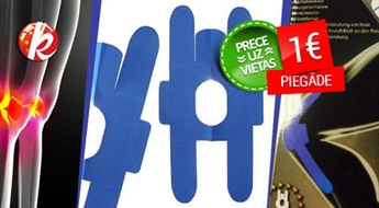 Kinētiskais plāksteris pret ceļgalu locītavu diskomfortu un saslimšanām -65%