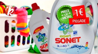 Koncentrēti veļas mazgāšanas geli "SONET Expert" (3 litri): Nepārmaksājiet par zīmoliem! -53%