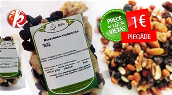 Studentu mikslis no žavētiem augļiem (250 gr) -30%