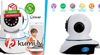 Сетевая поворотная P2P WiFi камера ONVIF - великолепное решение для наблюдения за детской комнатой или игровой площадкой!