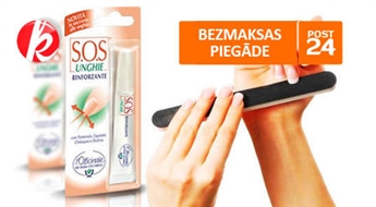 Gēls "SOS" nagu nostiprināšanai un augšanai no dabīgām izejvielām + bezmaksas piegāde! -60%
