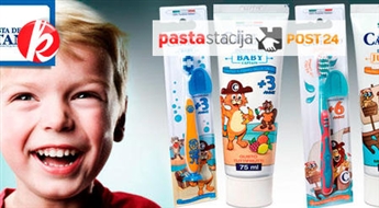 Itālijas zobu pastas un zobu birstes bērniem (3-6 gadi) -50%