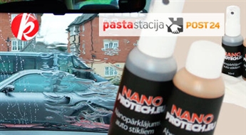 Комплект нанопокрытия "NanoProtech" для всех видов стекол и фар автомобилей: Дождь больше не помеха! -57%