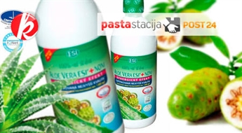 100% Aloe Vera + NONI sula (1000 ml) - dabīgs pārtikas produkts! -50%