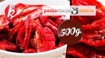Saulē kaltēti tomāti (500g). Īsta Itālijas garša! -60%