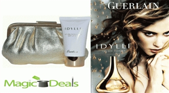 Komplekts Guerlain Idylle ķermeņa losjons 30ml+ kosmētikas maciņš(izmēri 9x14).