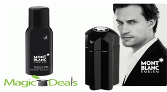 Var izņemt uzreiz! Dezodorants Mont Blanc Emblem men deospray 100ml.