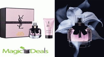 Komplekts Yves Saint Laurent Mon Paris women EDP 30ml+ 50ml ķermeņa losjons.
