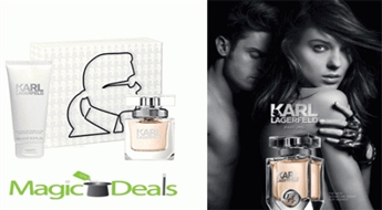 Ir uz vietas! Komplekts Karl Lagerfeld Femme EDP 45ml+ 100ml ķermeņa losjons.