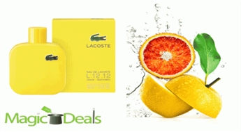 Smaržas Lacoste Eau de Lacoste L.12.12 Yellow men EDT 100ml testers.