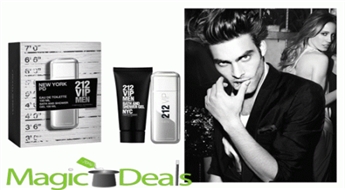 Komplekts Carolina Herrera 212 VIP men EDT 100ml+ 100ml dušas želeja.