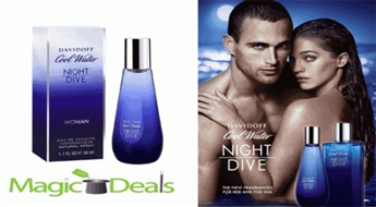Ir uz vietas! Smaržas Davidoff Cool Water Night Dive women EDT 50ml.