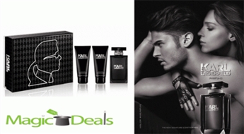 Komplekts Karl Lagerfeld Homme EDT 100ml+ 100ml dušas želeja+ 100ml pēc skūšanās balzāms.