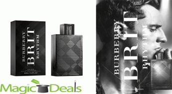 Ir uz vietas! Smaržas Burberry Brit Rhythm men EDT 90ml testers.