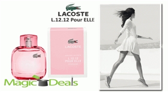 Ir uz vietas! Smaržas Lacoste eau de Lacoste Pour Femme L.12.12 Sparkling EDT 90ml testers.