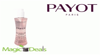 Ir uz vietas! Payot Eau Micellaire Express 30ml (cleansing micellar fresh water for face and eyes with raspberry extracts).